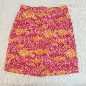 Lilly Pulitzer Jubilee Beverly Hills Bubbly Cotton Skirt